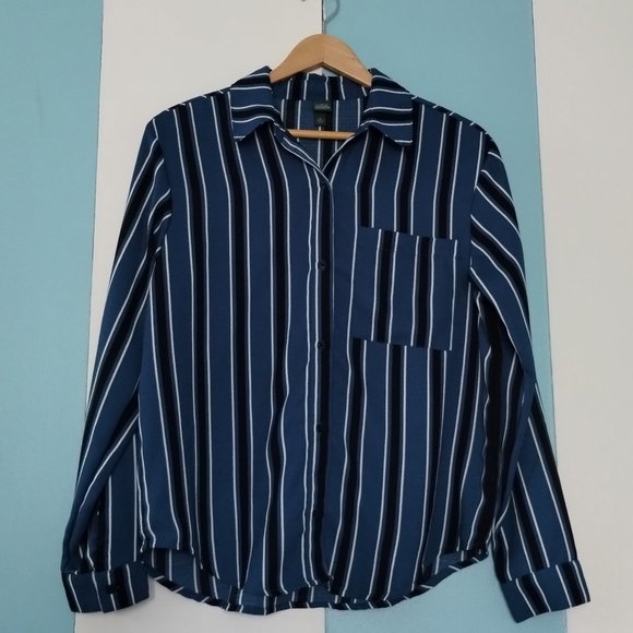Wild Fable Striped Blouse - Picture 9 of 12